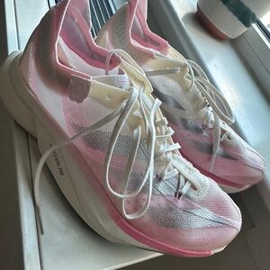 Women’s 6.5 adidas Adizero Adios Pro 3 Chalk White Silver Metallic Clear Pink